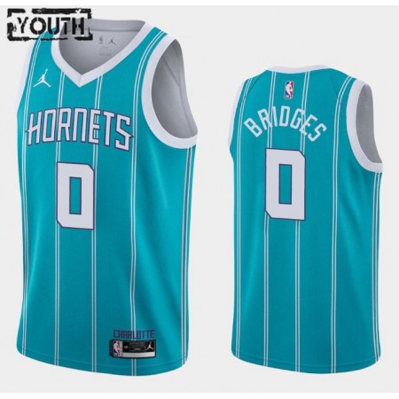 Camiseta Niños Charlotte Hornets Miles Bridges 0 2020-21 Jordan Brand Icon Edition Swingman